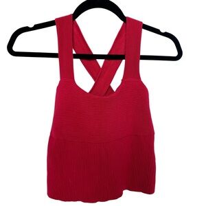 Abercrombie & Fitch Hot Pink Ribbed Tank Top